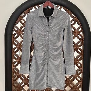 H&M Draped Shirt Dress